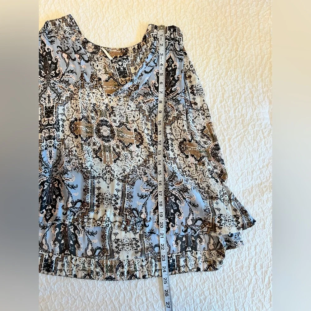 Free People Top Womens Size Small Blue Darcy Sleeveless Swing Boho Tank Flowy - Picture 4 of 6